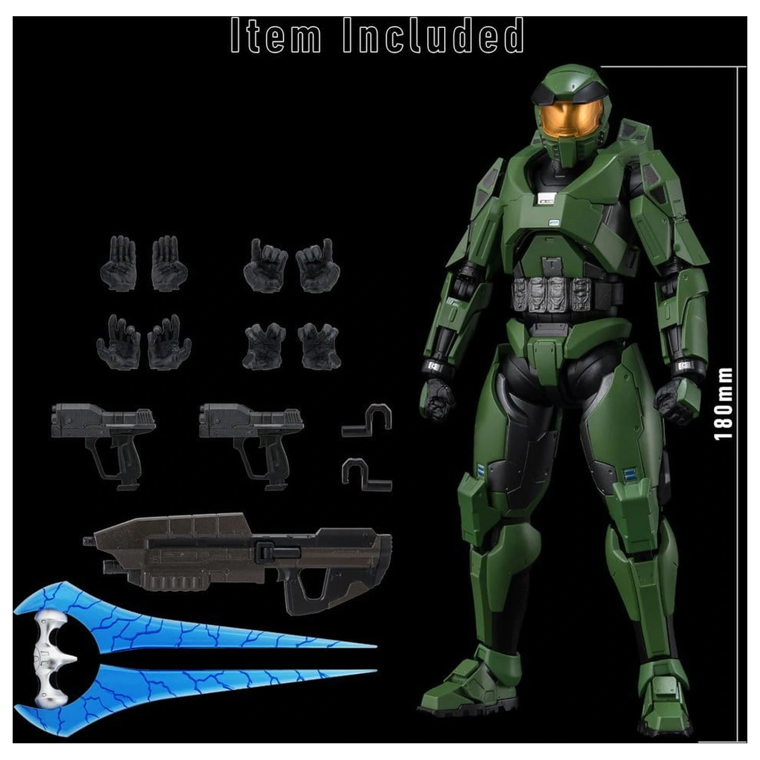 RE:EDIT Halo Akcijska figura 1/12 Chief Mjolnir Mark V Recolor Ver. 18 cm fotografija proizvoda
