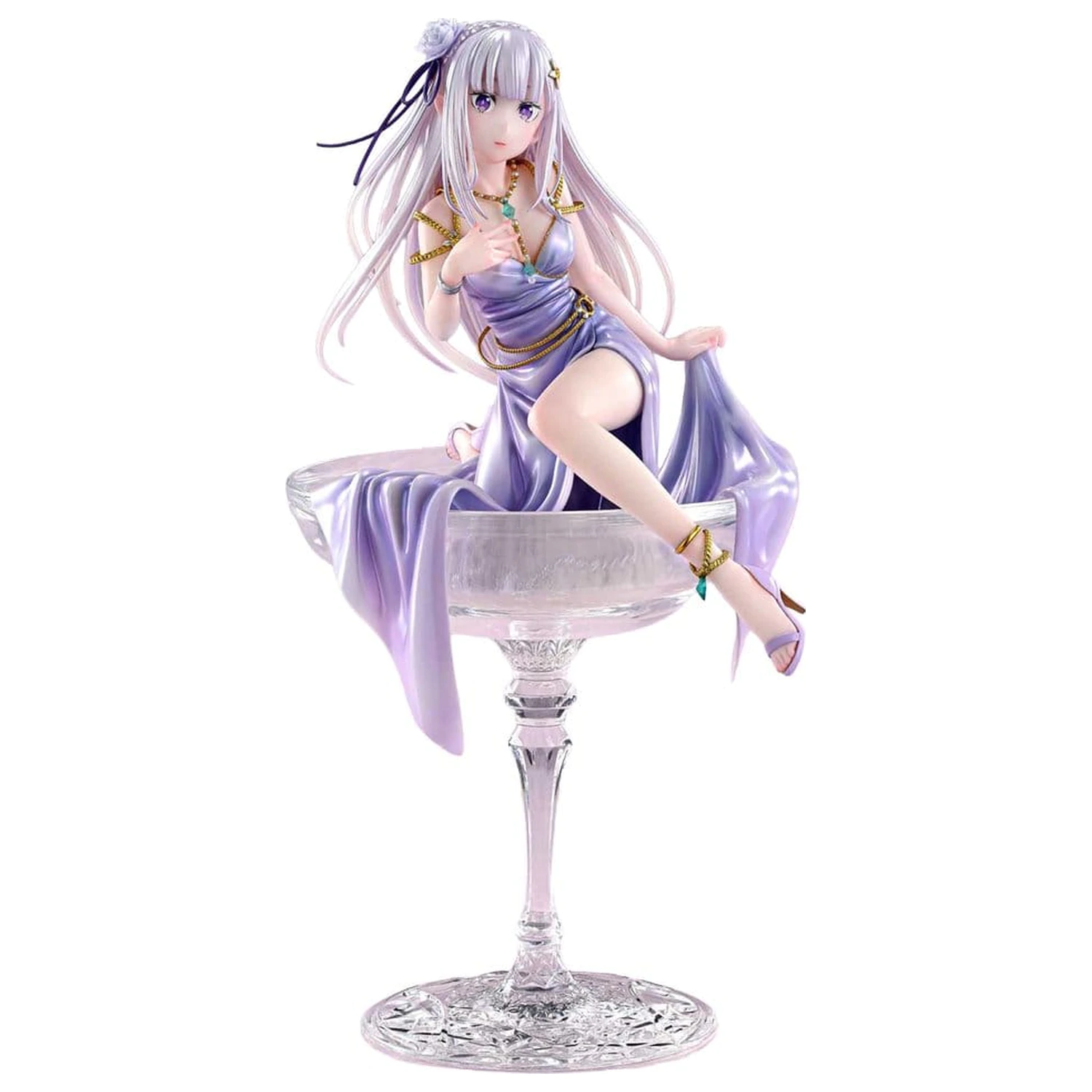 Re:Zero Prisma Wing Kip 1/7 Emilia Stakleno Izdanje 29 cm fotografija proizvoda