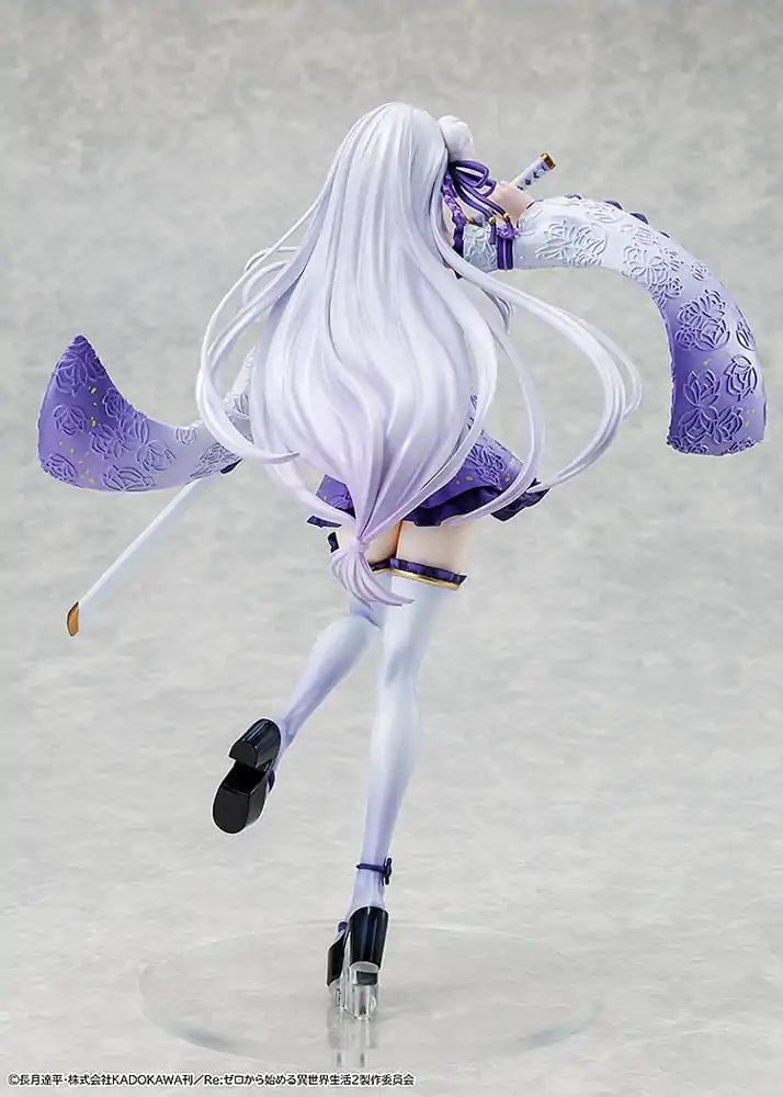 Re:ZERO -Starting Life in Another World- PVC figura 1/7 Emilia Combat Outfit verzija 24 cm fotografija proizvoda