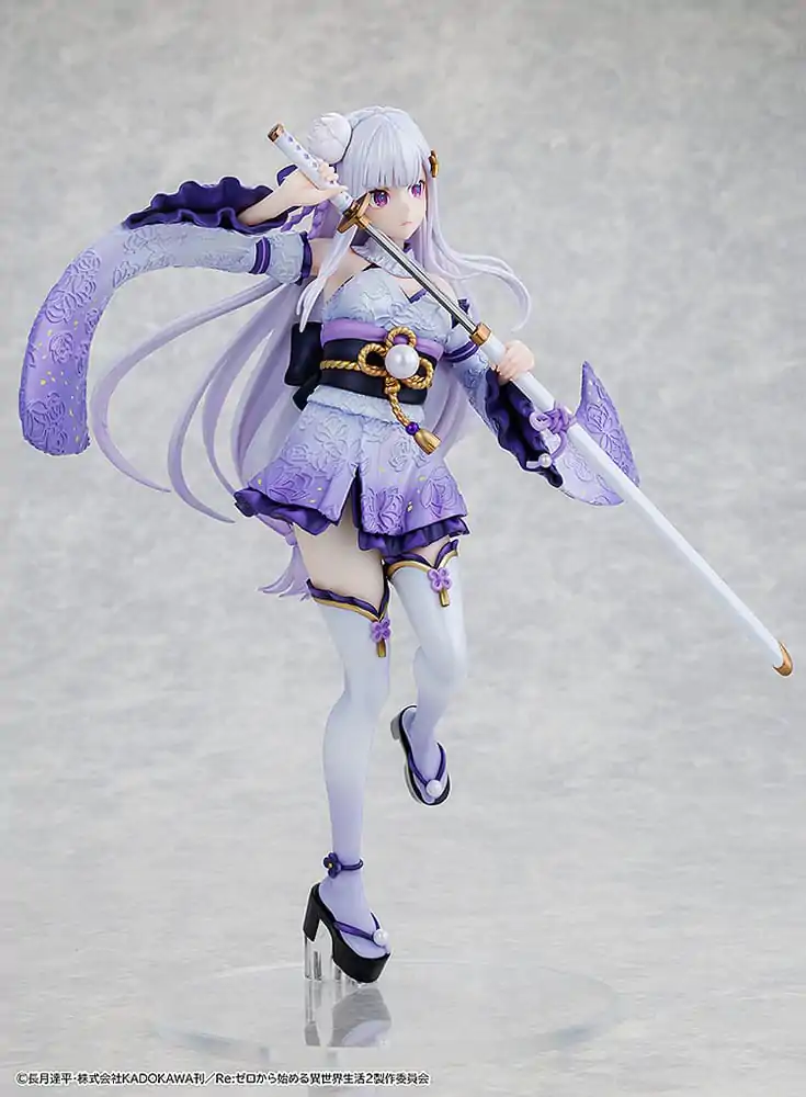 Re:ZERO -Starting Life in Another World- PVC figura 1/7 Emilia Combat Outfit verzija 24 cm fotografija proizvoda
