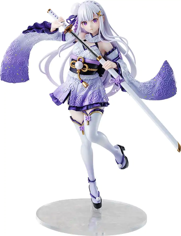 Re:ZERO -Starting Life in Another World- PVC figura 1/7 Emilia Combat Outfit verzija 24 cm fotografija proizvoda