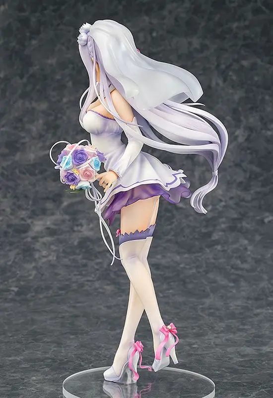 Re:ZERO -Starting Life in Another World- PVC Kip 1/7 Emilia Vjenčanje Ver. 25 cm fotografija proizvoda