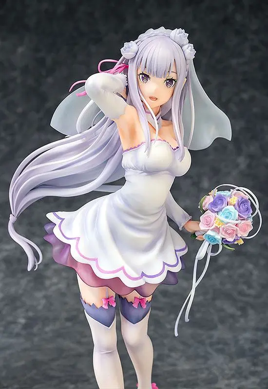 Re:ZERO -Starting Life in Another World- PVC Kip 1/7 Emilia Vjenčanje Ver. 25 cm fotografija proizvoda