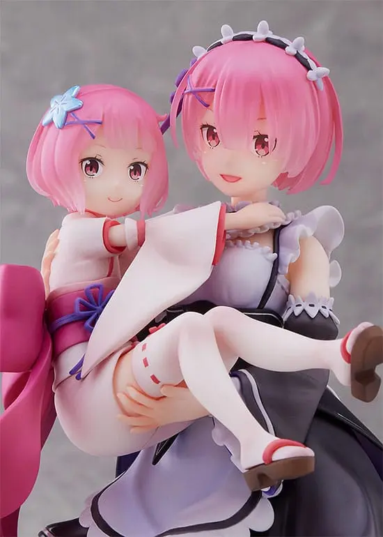 Re:Zero Starting Life in Another World PVC Kip 1/7 Ram & Childhood Ram 23 cm fotografija proizvoda