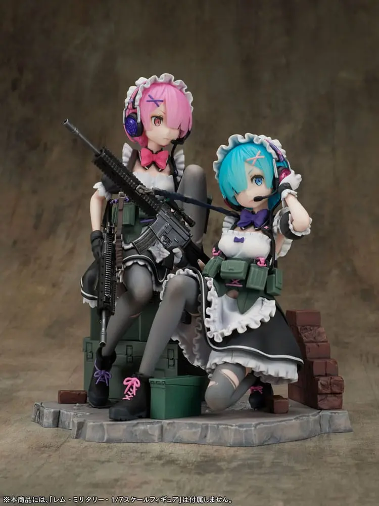 Re:Zero Starting Life in Another World PVC Kip 1/7 Ram Military Ver. 20 cm fotografija proizvoda