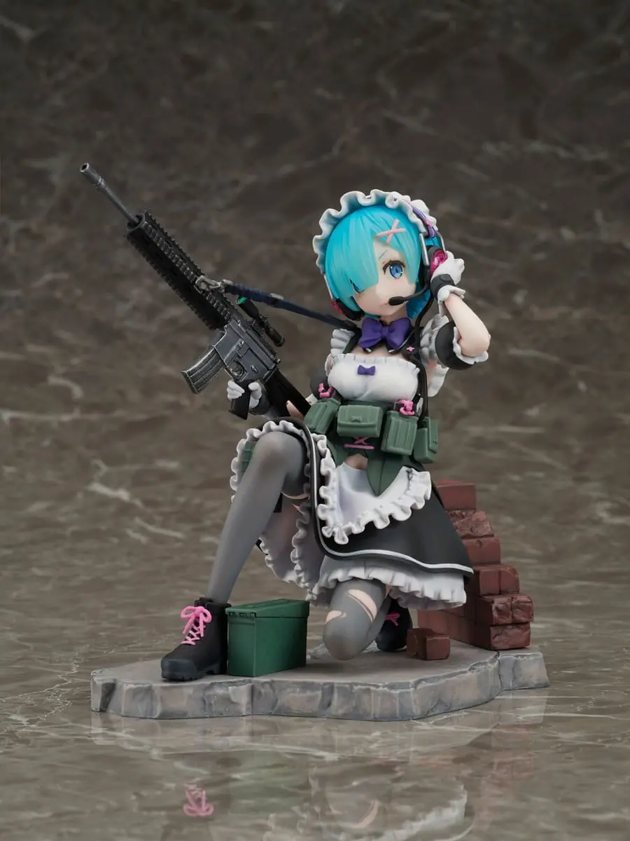 Re:Zero Starting Life in Another World PVC Kip 1/7 Rem Military Ver. 16 cm fotografija proizvoda