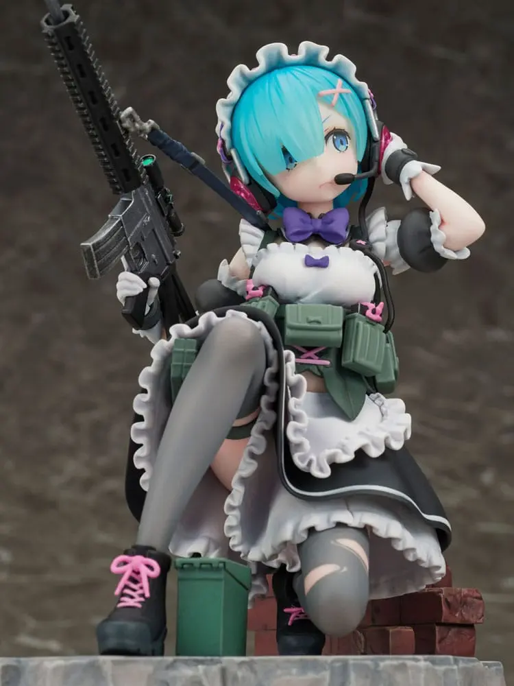 Re:Zero Starting Life in Another World PVC Kip 1/7 Rem Military Ver. 16 cm fotografija proizvoda