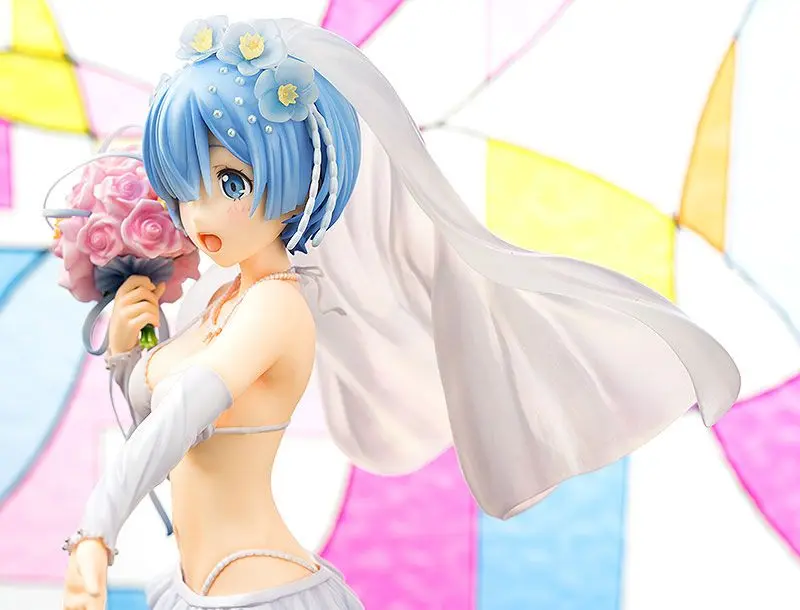 Re:ZERO -Starting Life in Another World- PVC Kip 1/7 Rem Wedding Ver. 22 cm fotografija proizvoda