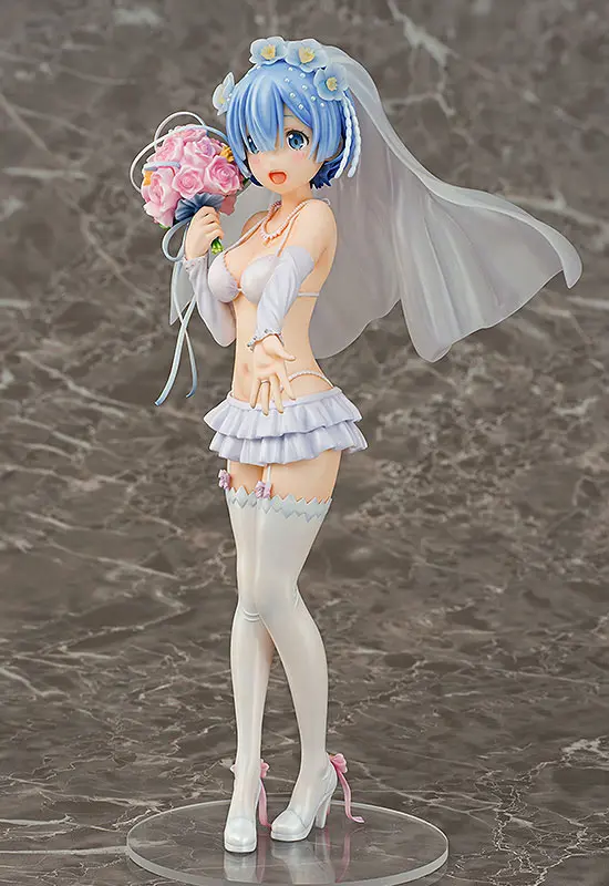 Re:ZERO -Starting Life in Another World- PVC Kip 1/7 Rem Wedding Ver. 22 cm fotografija proizvoda