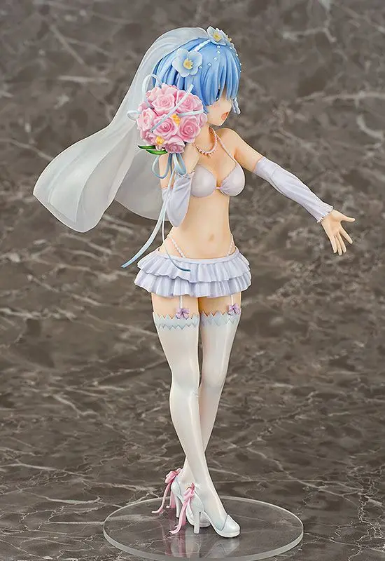 Re:ZERO -Starting Life in Another World- PVC Kip 1/7 Rem Wedding Ver. 22 cm fotografija proizvoda