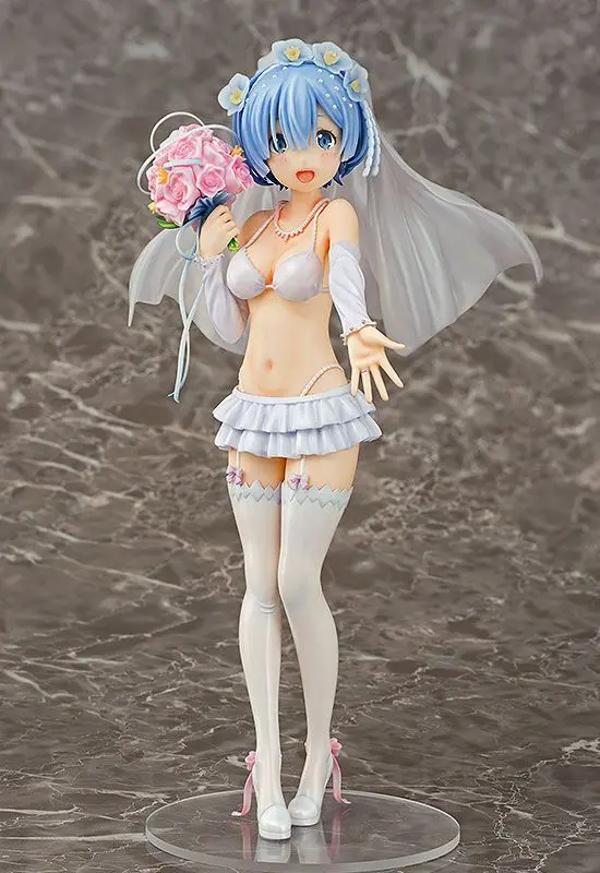 Re:ZERO -Starting Life in Another World- PVC Kip 1/7 Rem Wedding Ver. 22 cm fotografija proizvoda