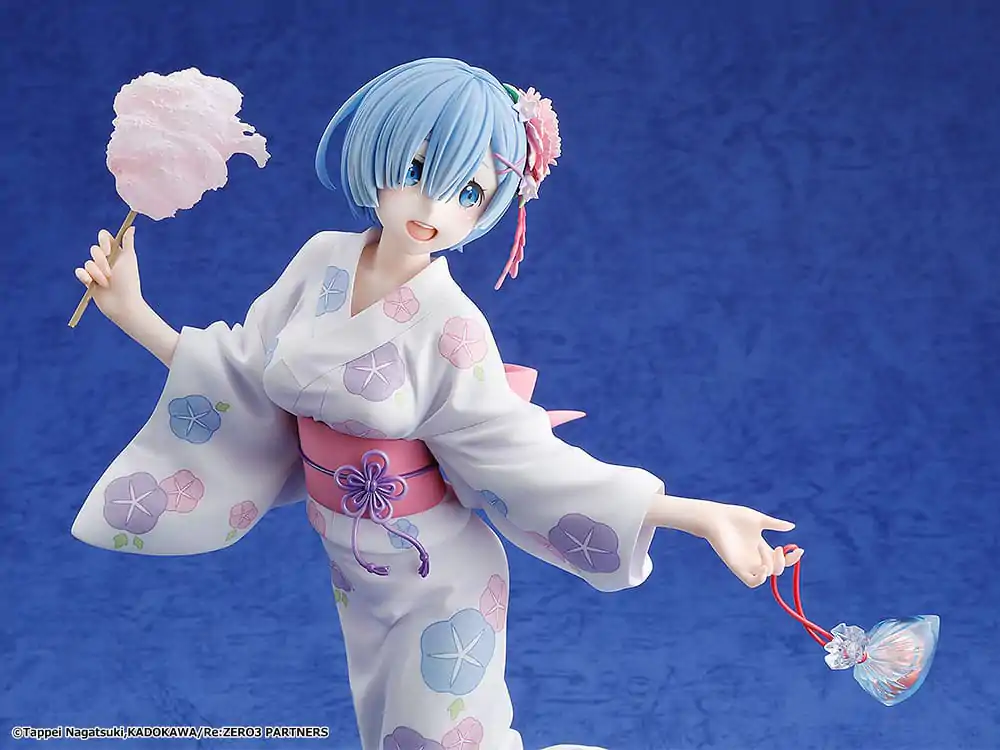 Re:ZERO -Starting Life in Another World- PVC kip 1/8 Rem Yukata Ver. Renewal Package Edition 23 cm fotografija proizvoda