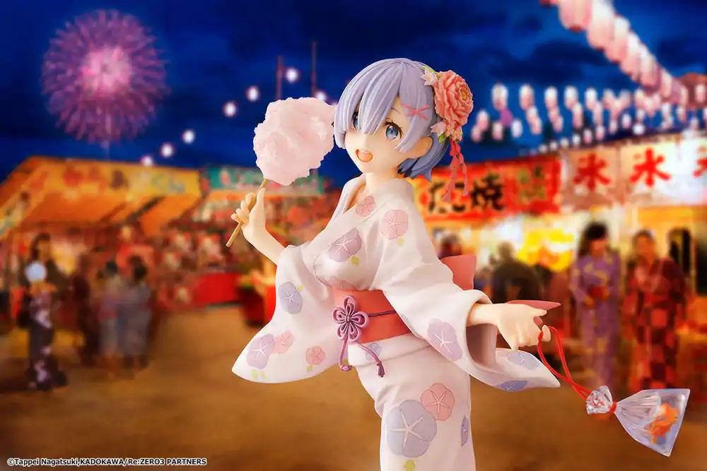 Re:ZERO -Starting Life in Another World- PVC kip 1/8 Rem Yukata Ver. Renewal Package Edition 23 cm fotografija proizvoda