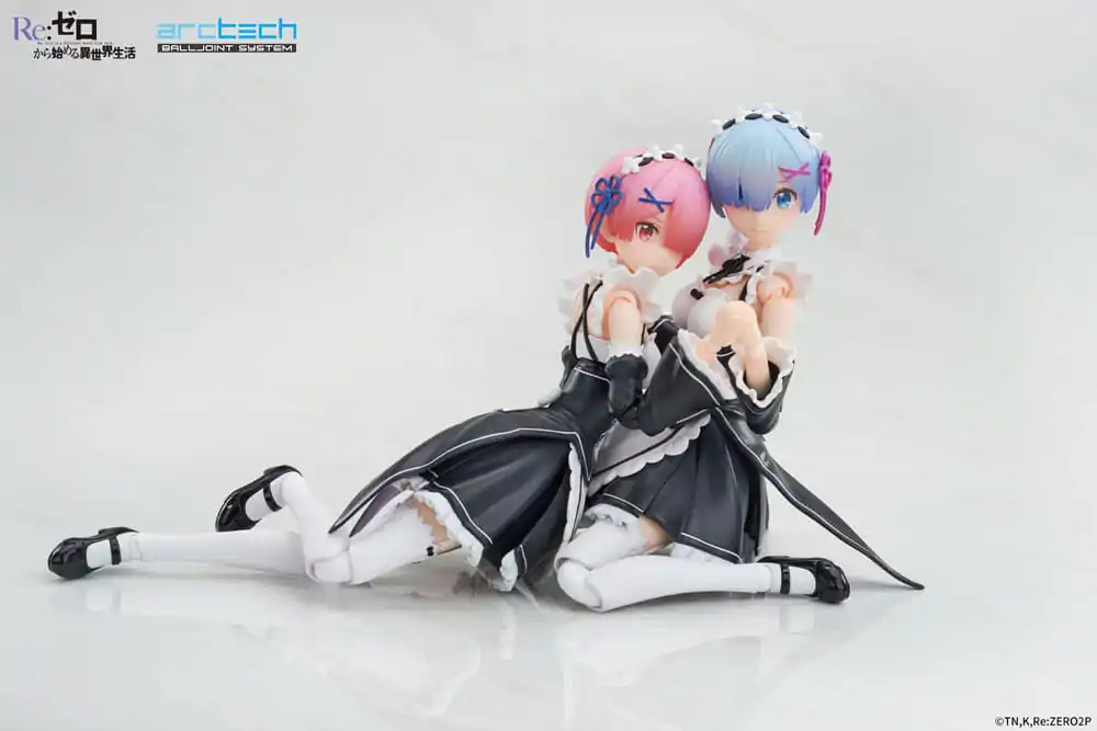 Re:Zero Starting Life in Another World Arctech Posable Series akcijske figure 2-Pack 1/8 Rem & Ram 20 cm fotografija proizvoda