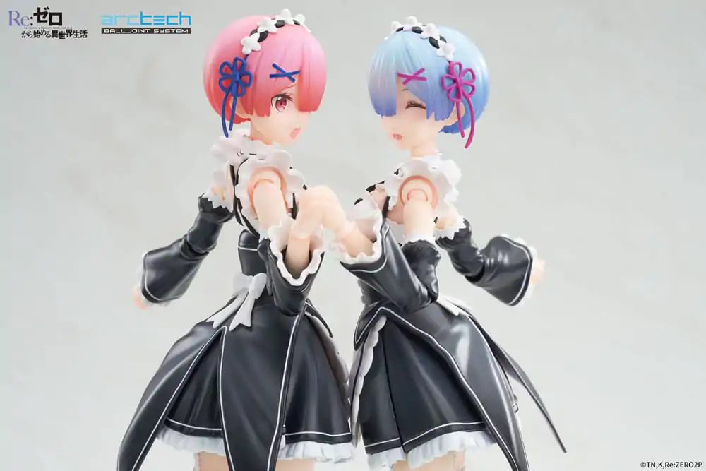 Re:Zero Starting Life in Another World Arctech Posable Series akcijske figure 2-Pack 1/8 Rem & Ram 20 cm fotografija proizvoda