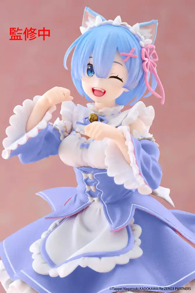 Re:Zero Starting Life in Another World Coreful PVC Statua Rem Cat Maid Ver. Renewal 18 centimetara fotografija proizvoda