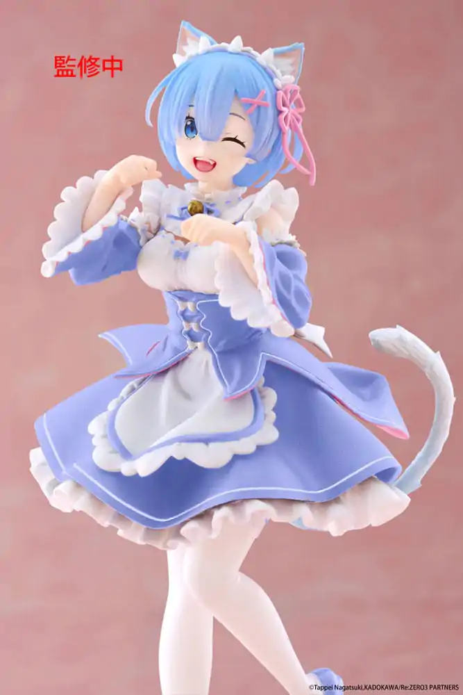 Re:Zero Starting Life in Another World Coreful PVC Statua Rem Cat Maid Ver. Renewal 18 centimetara fotografija proizvoda