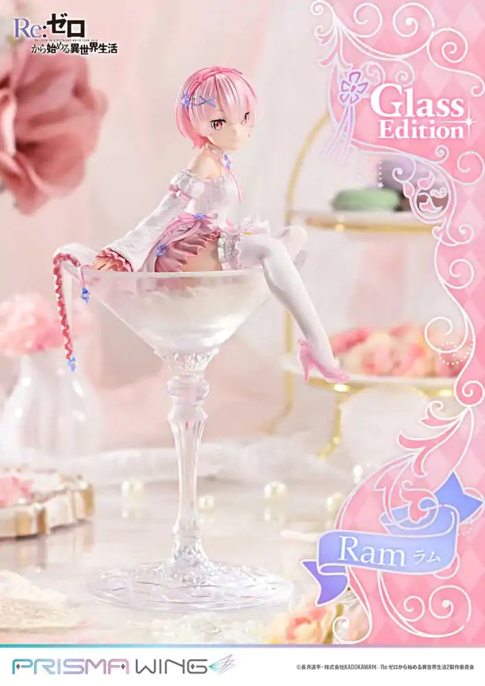 Re:ZERO Starting Life in Another World Prisma Wing PVC Kip 1/7 Ram Glass Edition 24 cm fotografija proizvoda