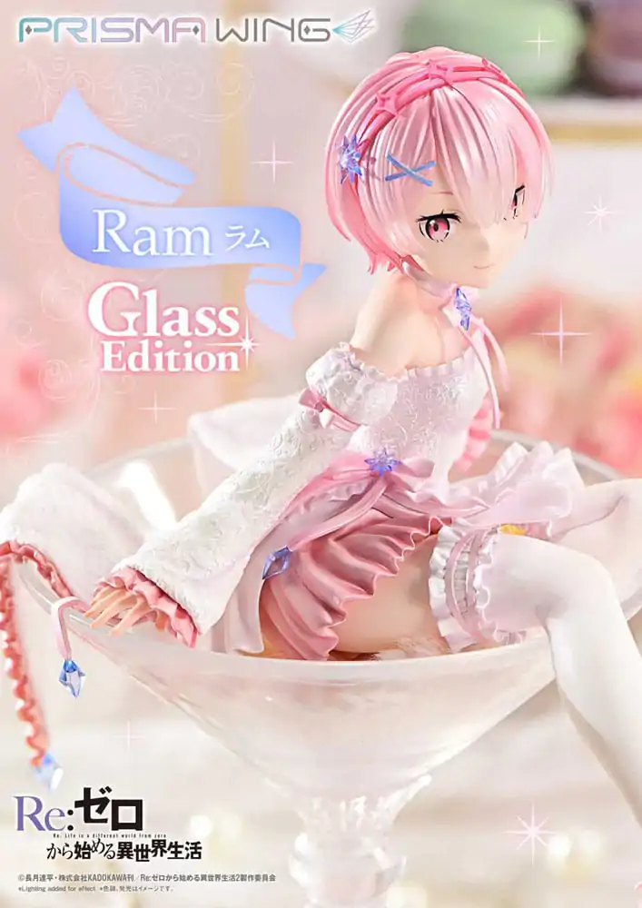 Re:ZERO Starting Life in Another World Prisma Wing PVC Kip 1/7 Ram Glass Edition 24 cm fotografija proizvoda