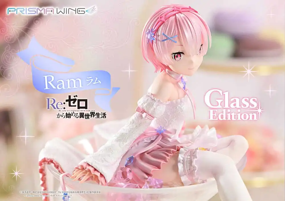 Re:ZERO Starting Life in Another World Prisma Wing PVC Kip 1/7 Ram Glass Edition 24 cm fotografija proizvoda