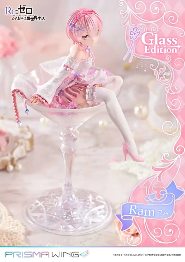 Re:ZERO Starting Life in Another World Prisma Wing PVC Kip 1/7 Ram Glass Edition 24 cm fotografija proizvoda