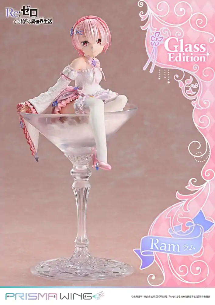 Re:ZERO Starting Life in Another World Prisma Wing PVC Kip 1/7 Ram Glass Edition 24 cm fotografija proizvoda