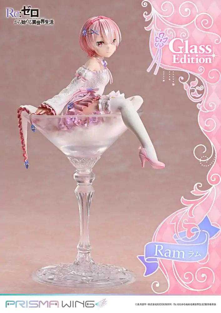 Re:ZERO Starting Life in Another World Prisma Wing PVC Kip 1/7 Ram Glass Edition 24 cm fotografija proizvoda