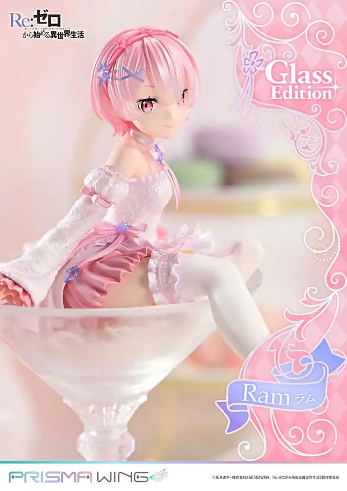 Re:ZERO Starting Life in Another World Prisma Wing PVC Kip 1/7 Ram Glass Edition 24 cm fotografija proizvoda