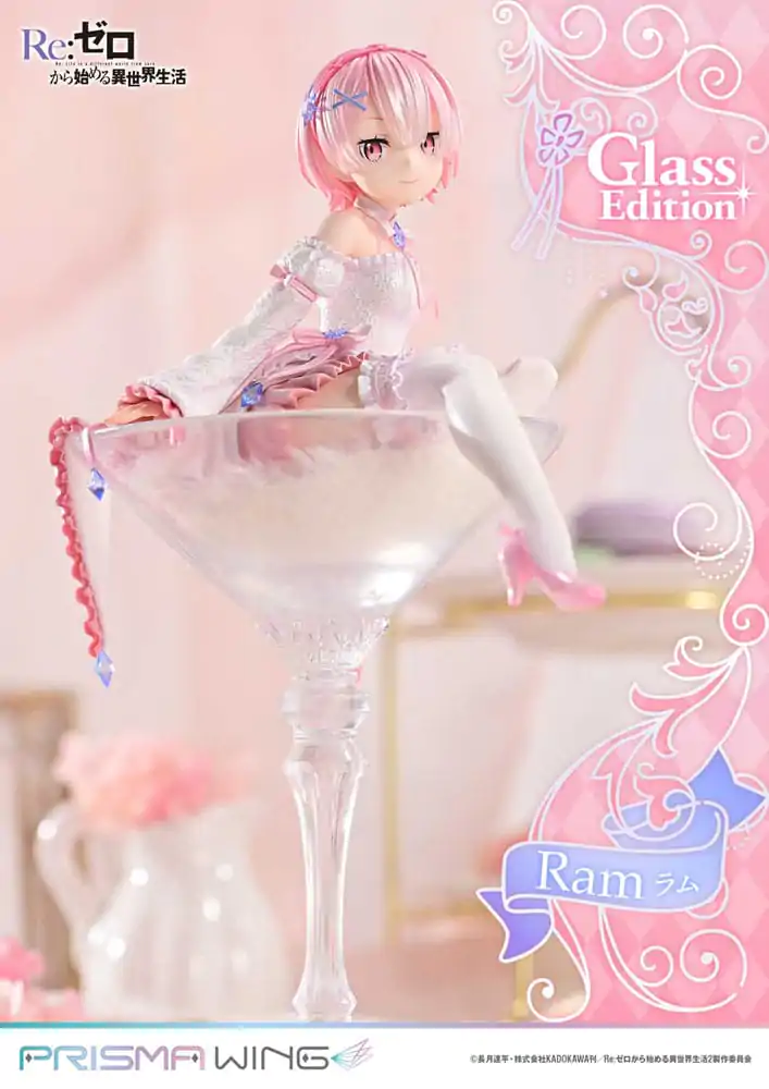 Re:ZERO Starting Life in Another World Prisma Wing PVC Kip 1/7 Ram Glass Edition 24 cm fotografija proizvoda