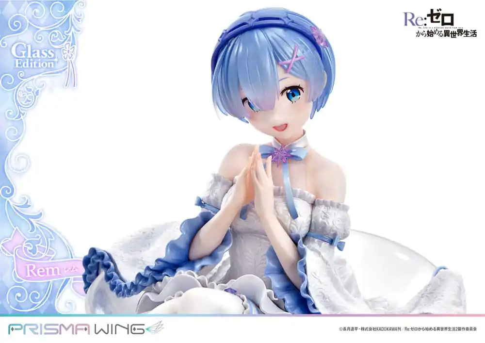 Re:Zero - Starting Life in Another World Prisma Wing PVC kip 1/7 Rem Glass Edition 23 cm fotografija proizvoda