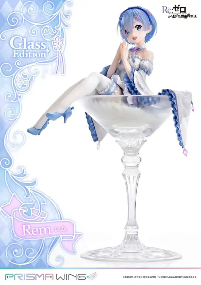 Re:Zero - Starting Life in Another World Prisma Wing PVC kip 1/7 Rem Glass Edition 23 cm fotografija proizvoda