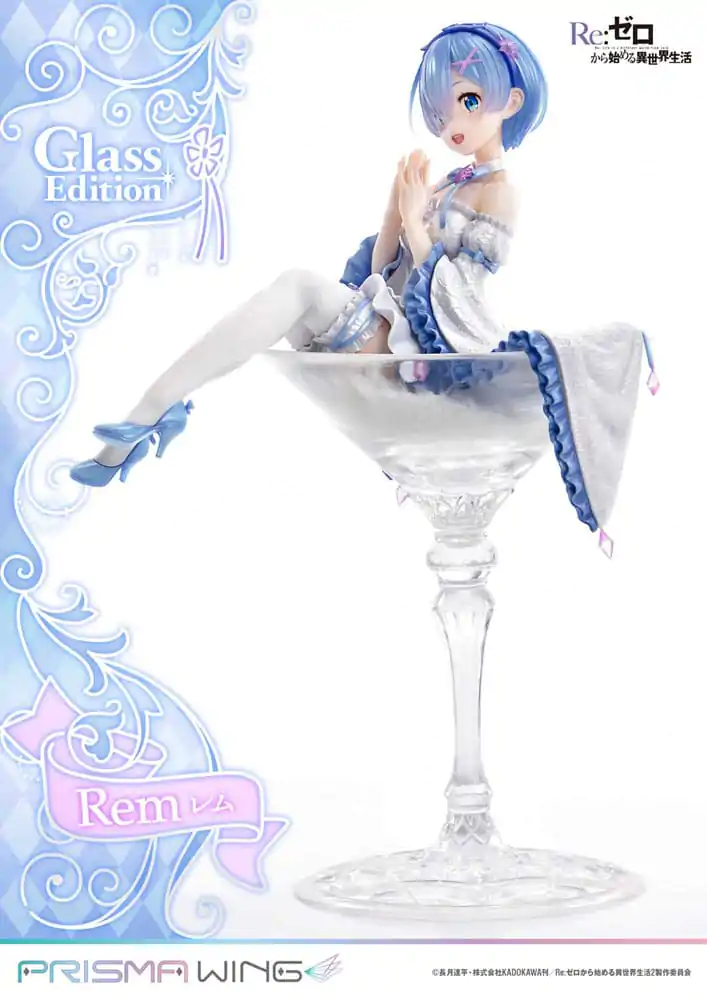 Re:Zero - Starting Life in Another World Prisma Wing PVC kip 1/7 Rem Glass Edition 23 cm fotografija proizvoda