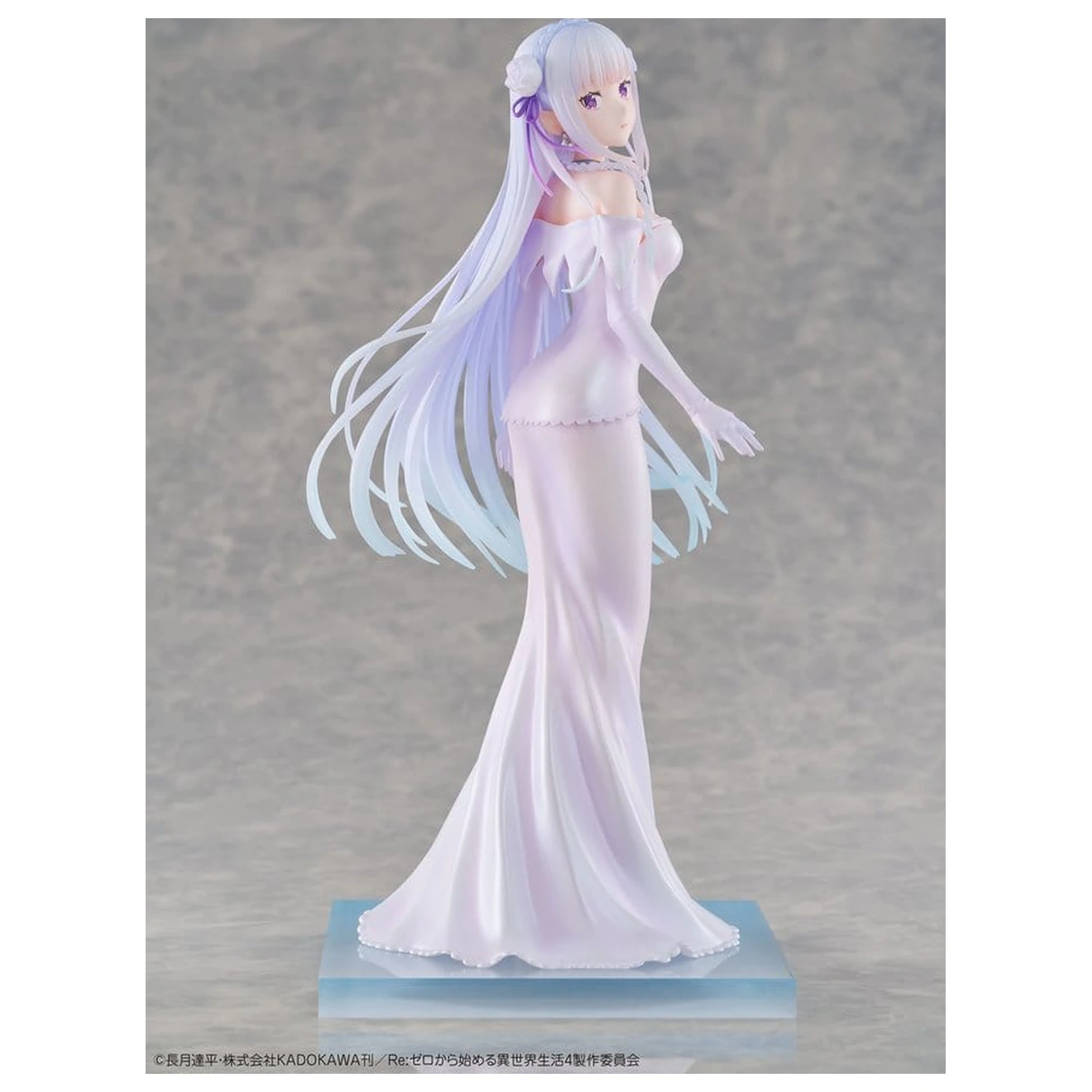 Re:ZERO -Starting Life in Another World- PVC figura 1/7 Emilia Wedding dress Ver. 24 cm fotografija proizvoda
