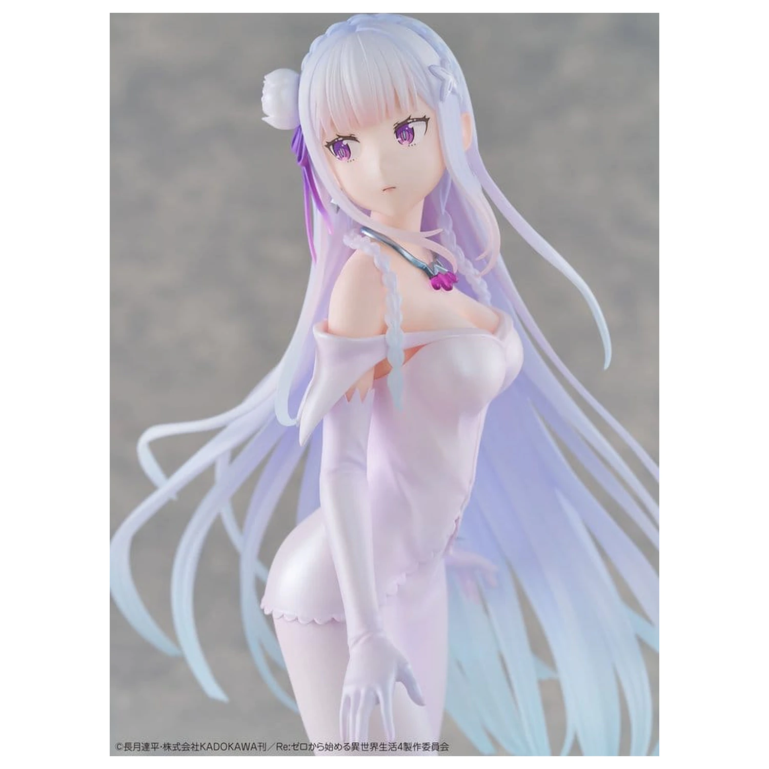 Re:ZERO -Starting Life in Another World- PVC figura 1/7 Emilia Wedding dress Ver. 24 cm fotografija proizvoda