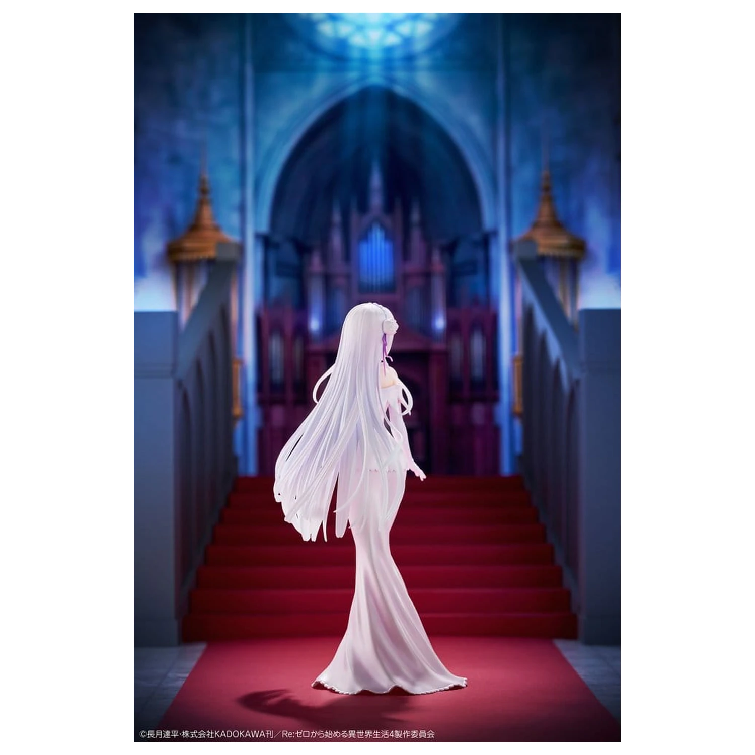 Re:ZERO -Starting Life in Another World- PVC figura 1/7 Emilia Wedding dress Ver. 24 cm fotografija proizvoda