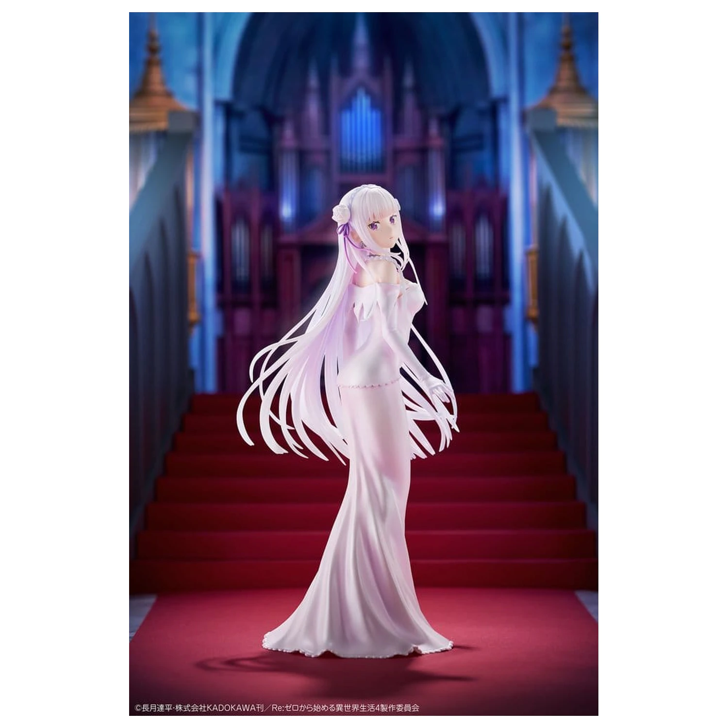 Re:ZERO -Starting Life in Another World- PVC figura 1/7 Emilia Wedding dress Ver. 24 cm fotografija proizvoda