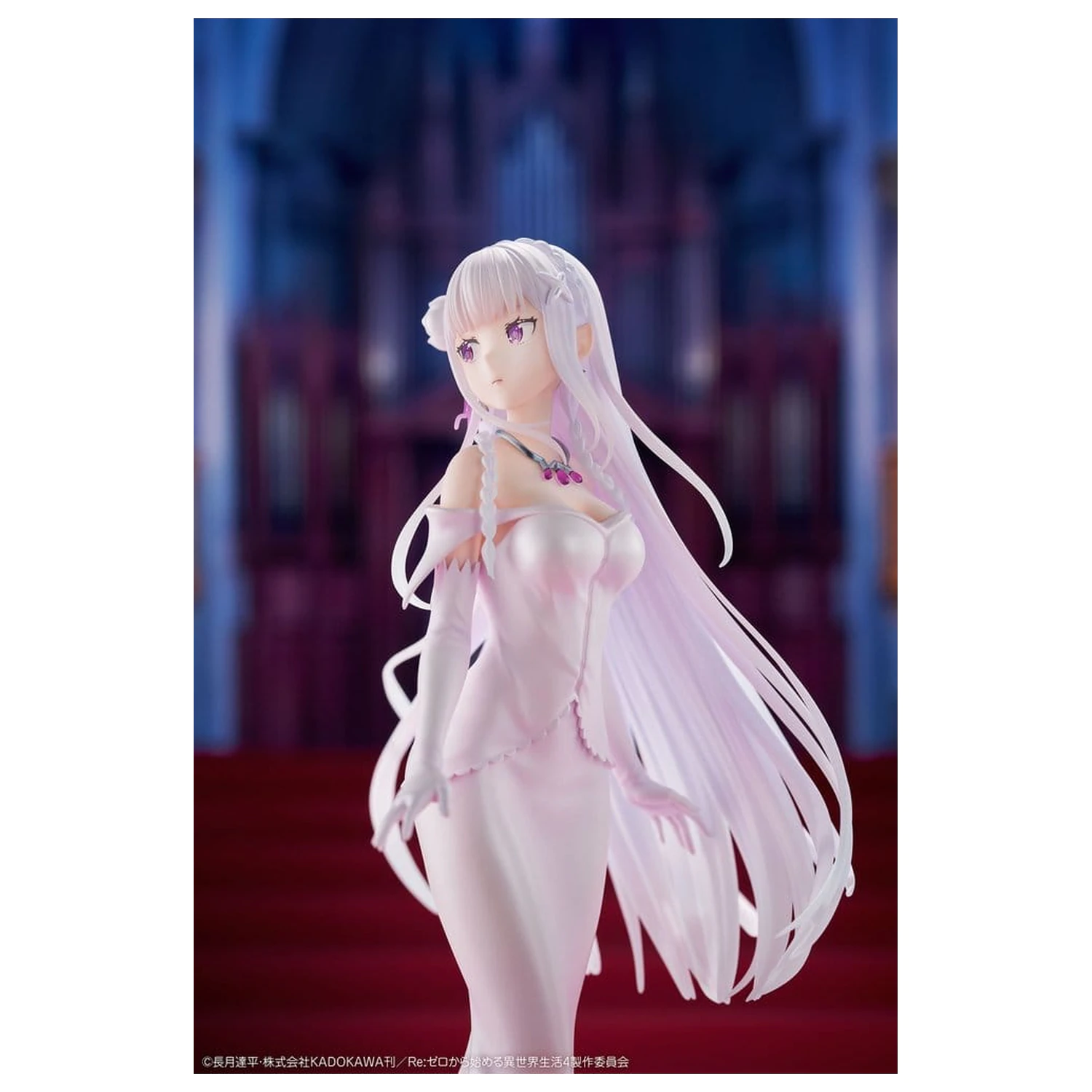 Re:ZERO -Starting Life in Another World- PVC figura 1/7 Emilia Wedding dress Ver. 24 cm fotografija proizvoda