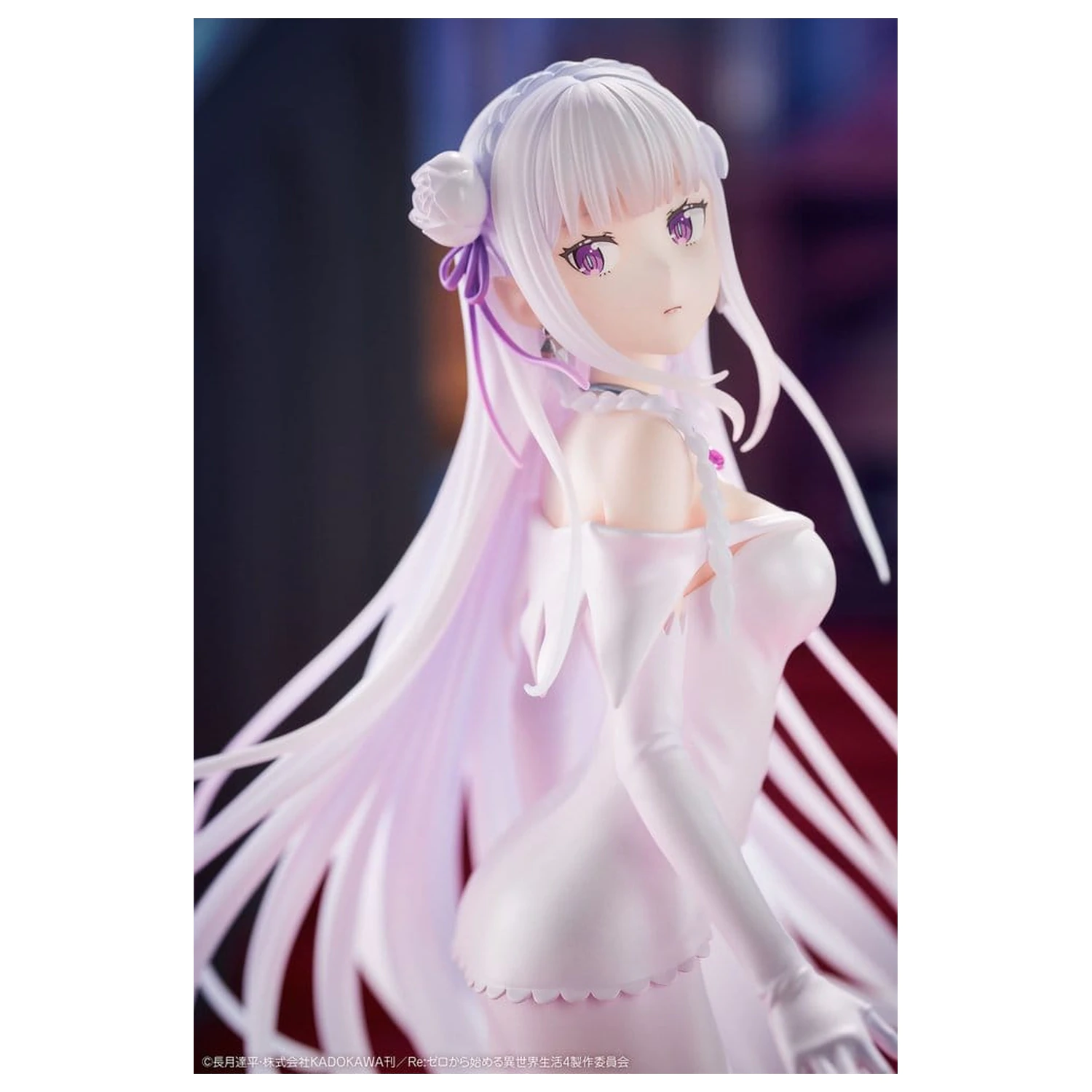Re:ZERO -Starting Life in Another World- PVC figura 1/7 Emilia Wedding dress Ver. 24 cm fotografija proizvoda