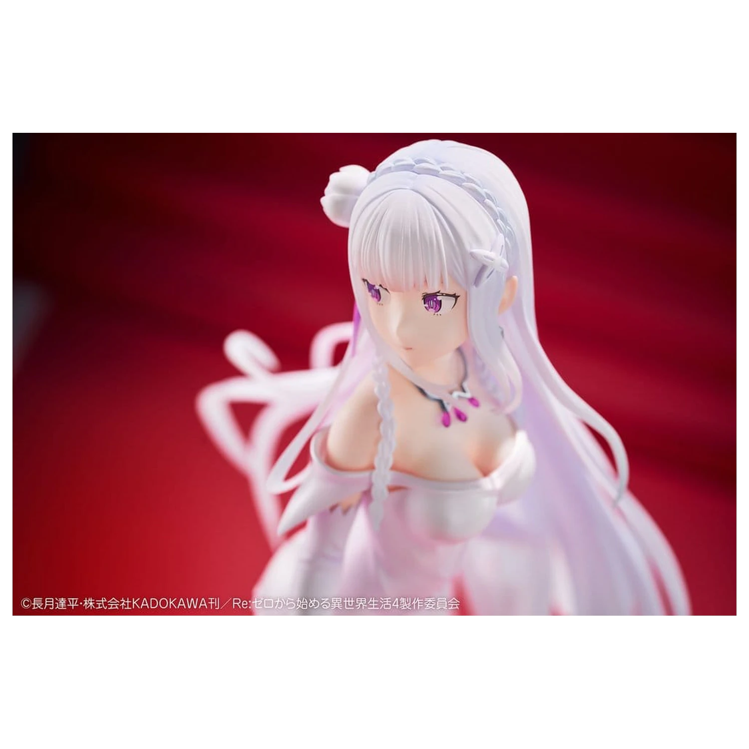 Re:ZERO -Starting Life in Another World- PVC figura 1/7 Emilia Wedding dress Ver. 24 cm fotografija proizvoda