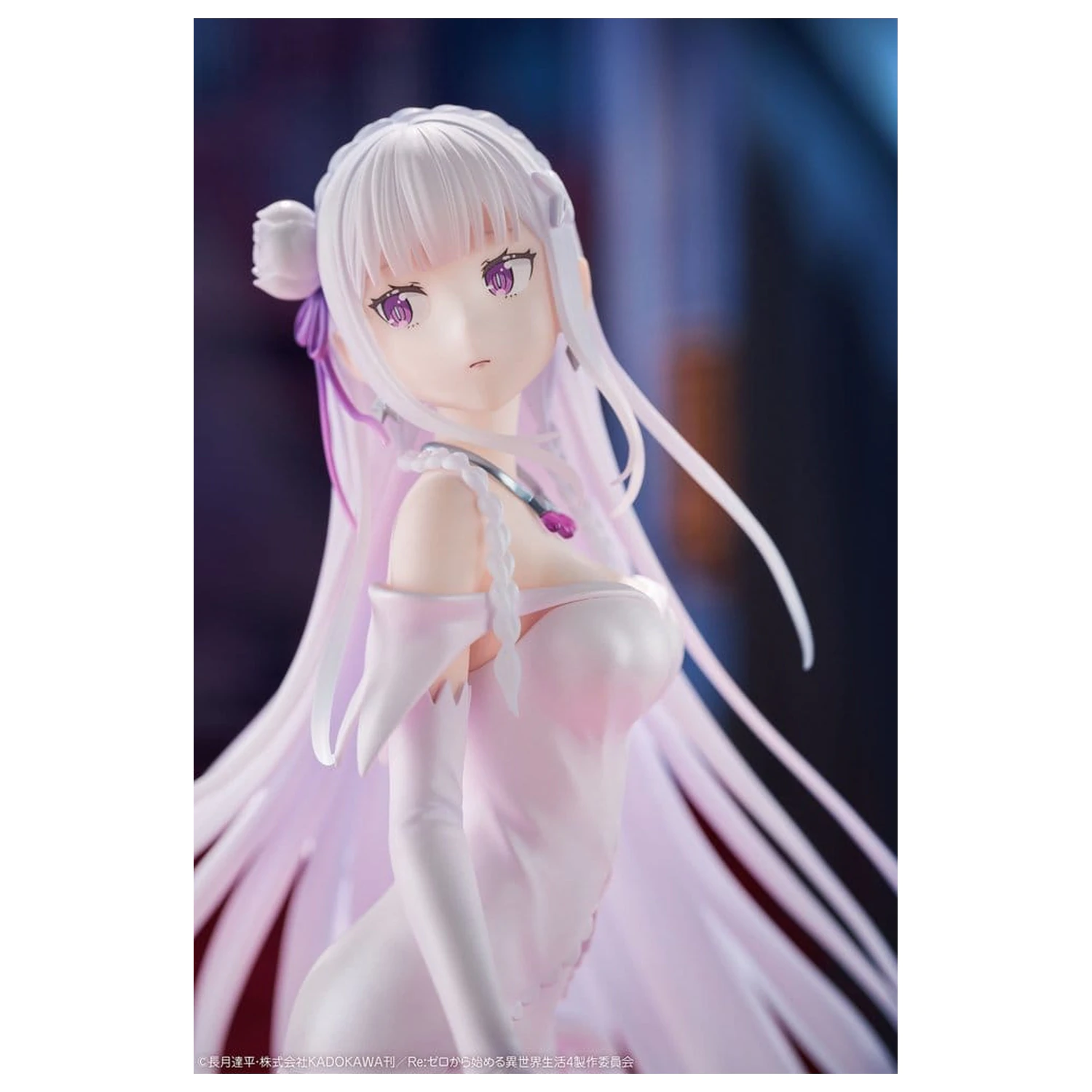 Re:ZERO -Starting Life in Another World- PVC figura 1/7 Emilia Wedding dress Ver. 24 cm fotografija proizvoda