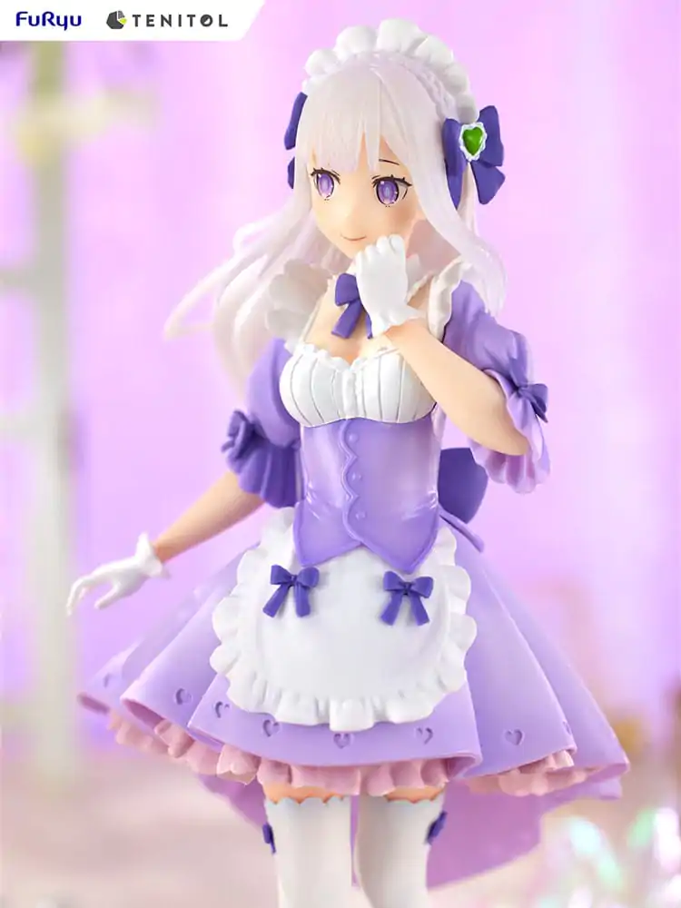 Re:ZERO Starting Life in Another World Tenitol PVC Kip Maid Emilia 28 cm fotografija proizvoda