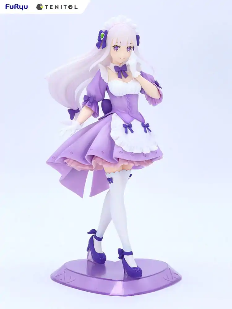 Re:ZERO Starting Life in Another World Tenitol PVC Kip Maid Emilia 28 cm fotografija proizvoda