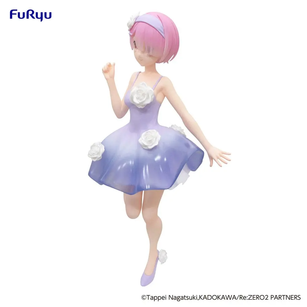 Re:Zero Trio-Try-iT Bunnies PVC statua Ram Flower Dress 21 cm fotografija proizvoda