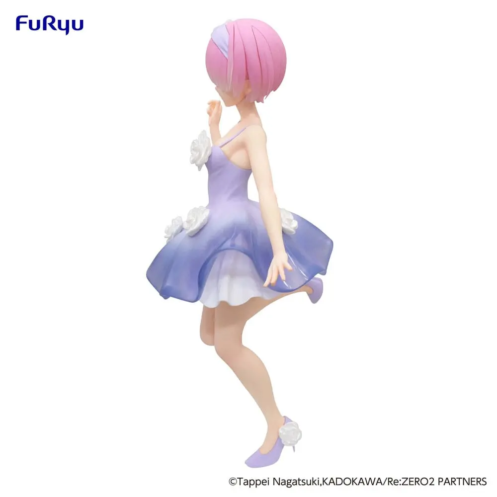 Re:Zero Trio-Try-iT Bunnies PVC statua Ram Flower Dress 21 cm fotografija proizvoda