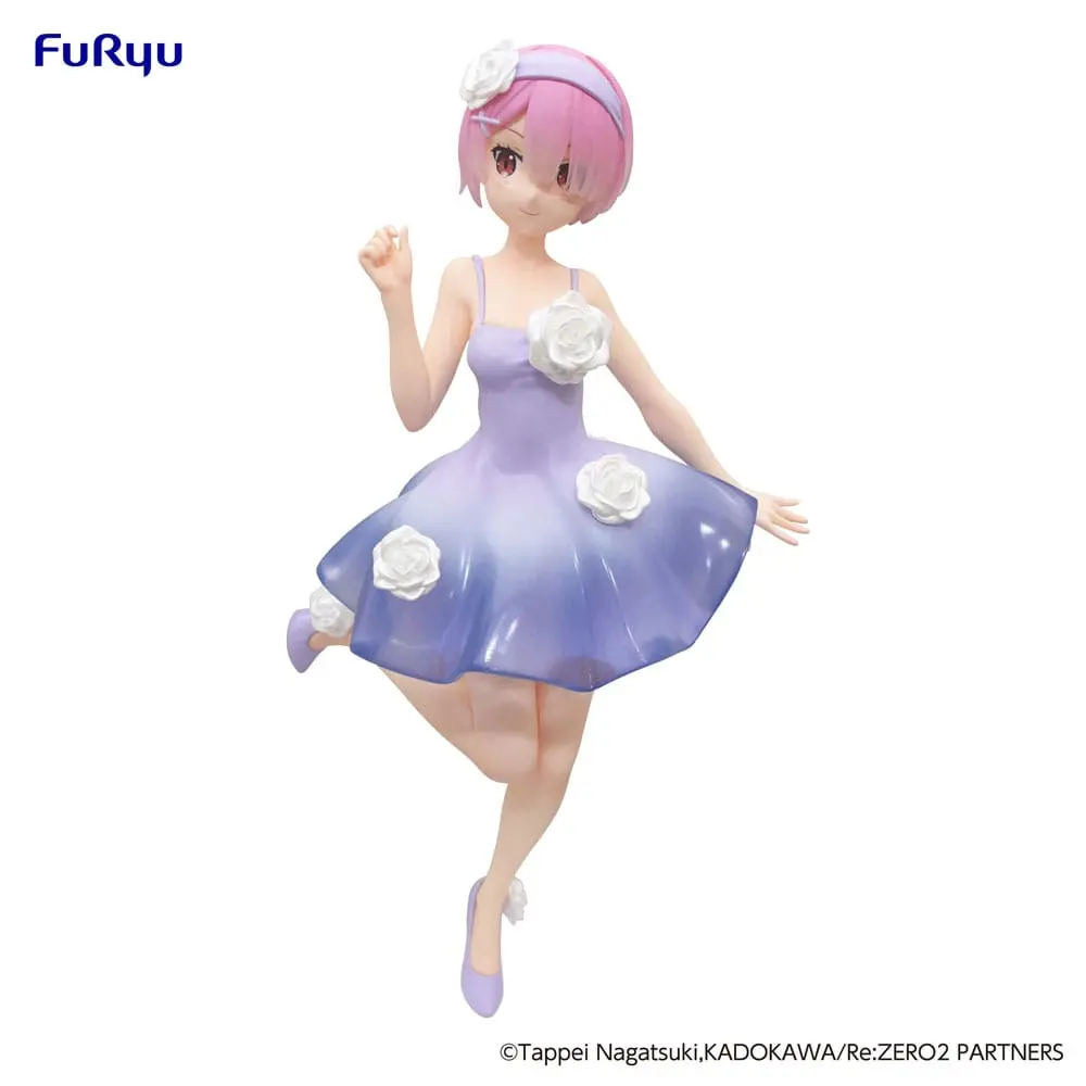 Re:Zero Trio-Try-iT Bunnies PVC statua Ram Flower Dress 21 cm fotografija proizvoda