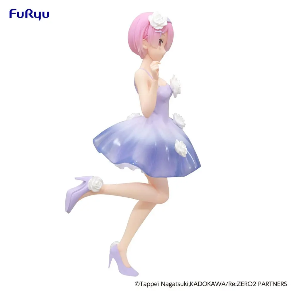 Re:Zero Trio-Try-iT Bunnies PVC statua Ram Flower Dress 21 cm fotografija proizvoda