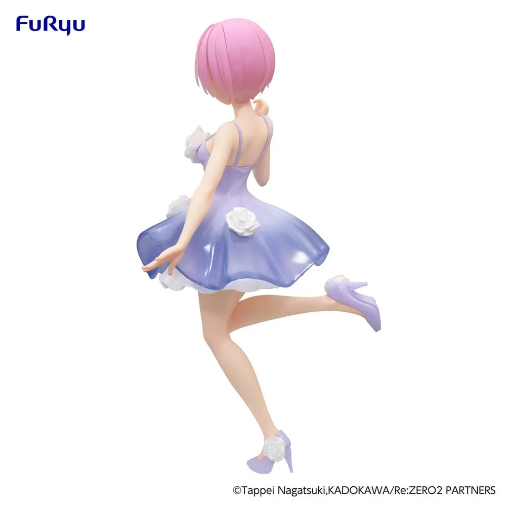 Re:Zero Trio-Try-iT Bunnies PVC statua Ram Flower Dress 21 cm fotografija proizvoda