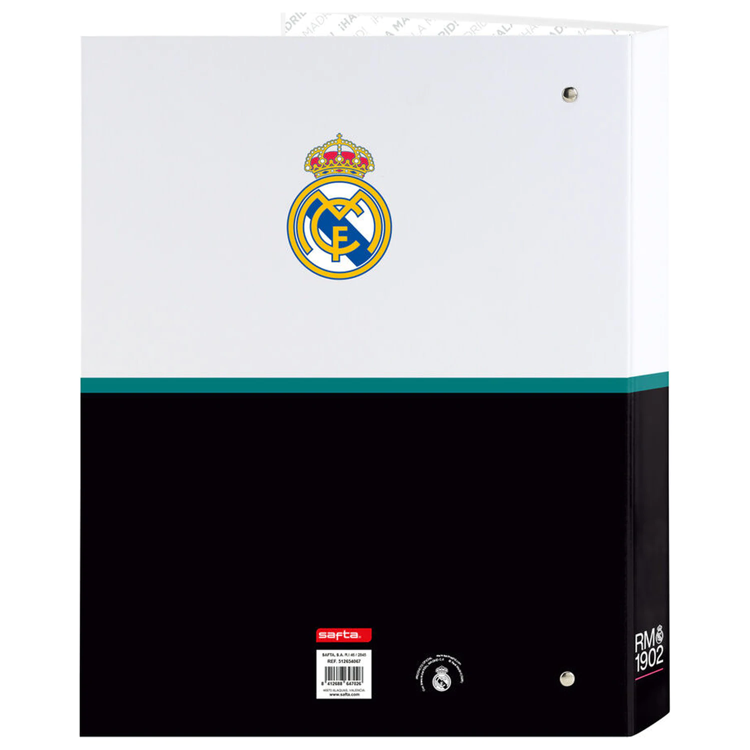 Real Madrid 26/27 A4 kartonski registrator s 4 prstena fotografija proizvoda