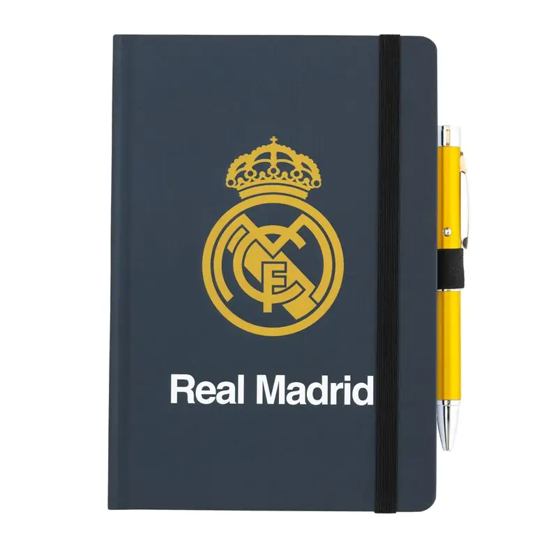 Real Madrid A5 premium bilježnica + projektor olovka fotografija proizvoda