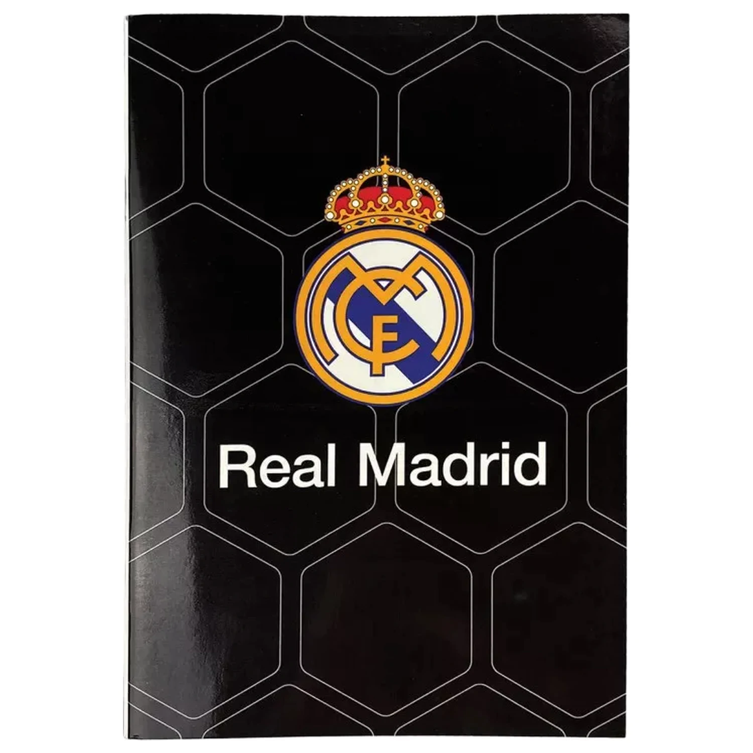 Real Madrid crna bilježnica s crtama B/5 40 stranica fotografija proizvoda